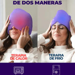 Gorro Gel Alivio Migraña Dolor de Cabeza Compresa Frio Caliente