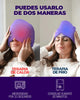 Gorro Gel Alivio Migraña Dolor de Cabeza Compresa Frio Caliente